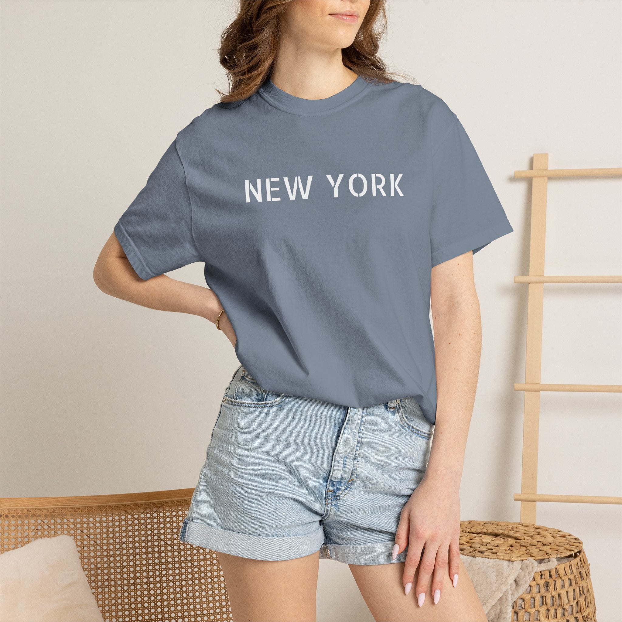 New York Empire State Oversized Graphic Tee