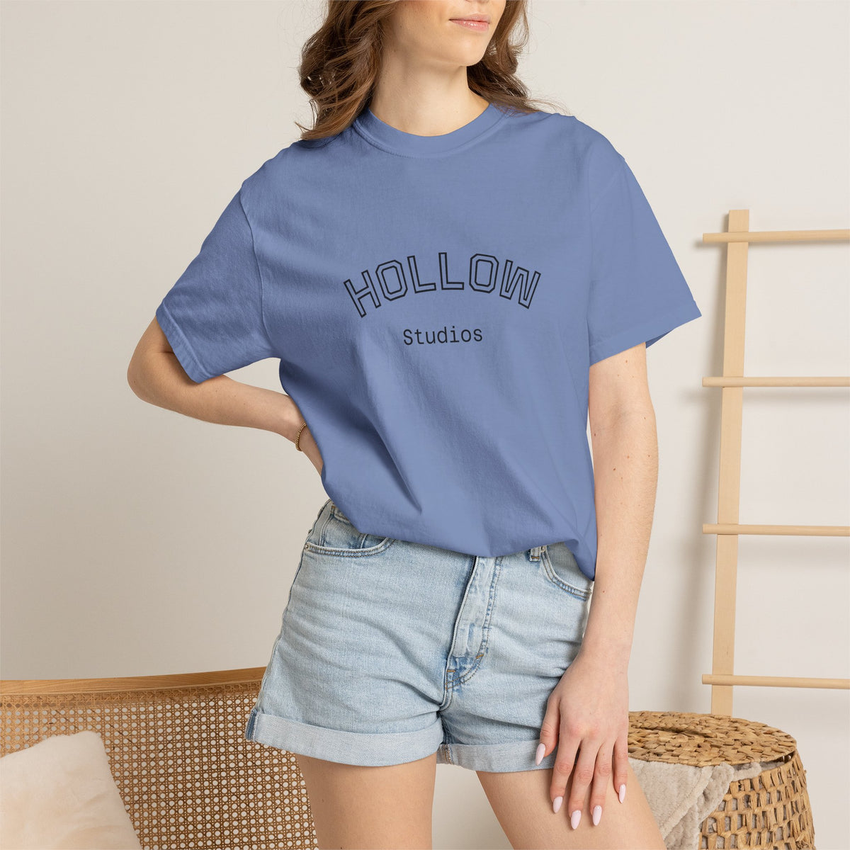 Hollow Studios Vintage Mineral-Washed T-Shirt