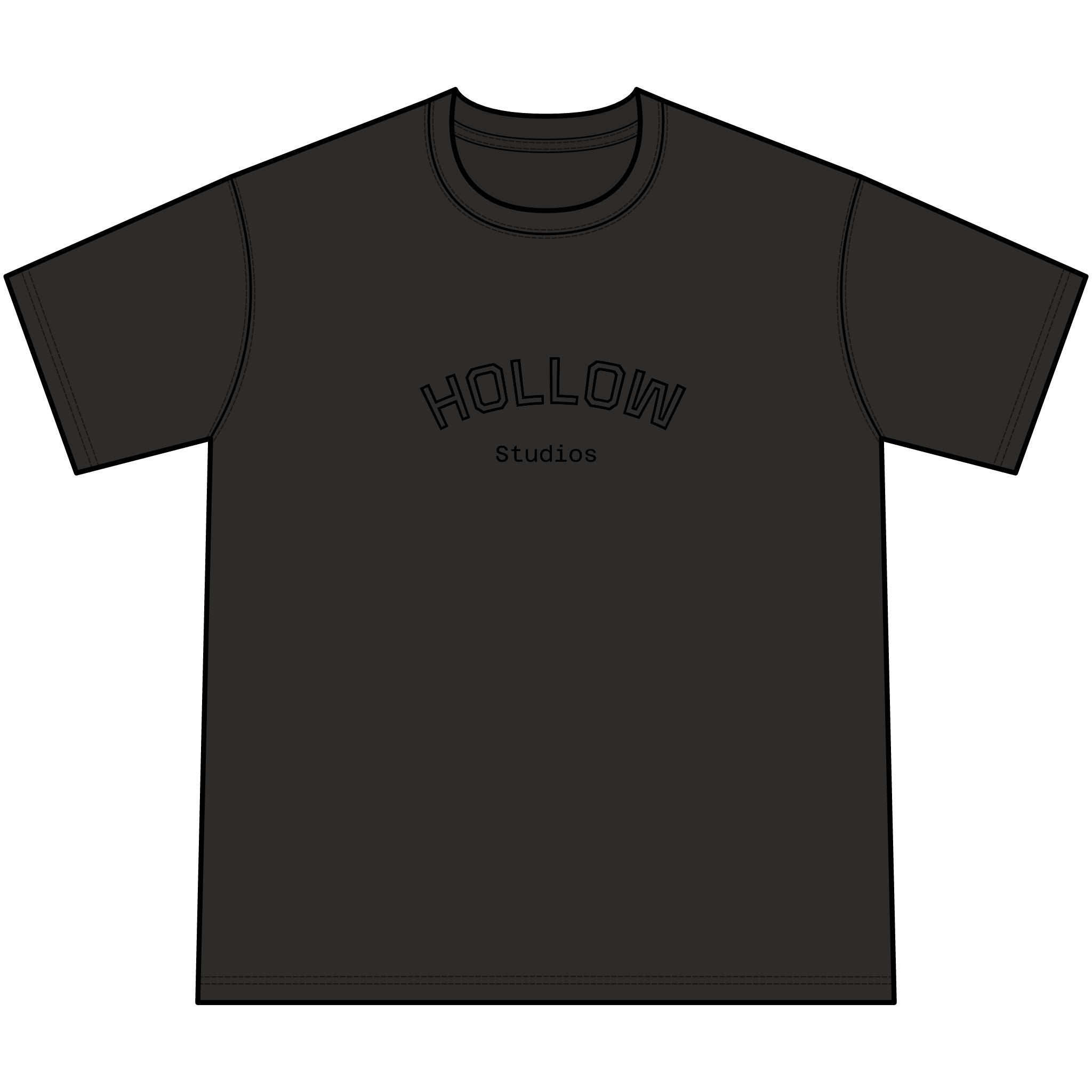 Hollow Studios Vintage Mineral-Washed T-Shirt