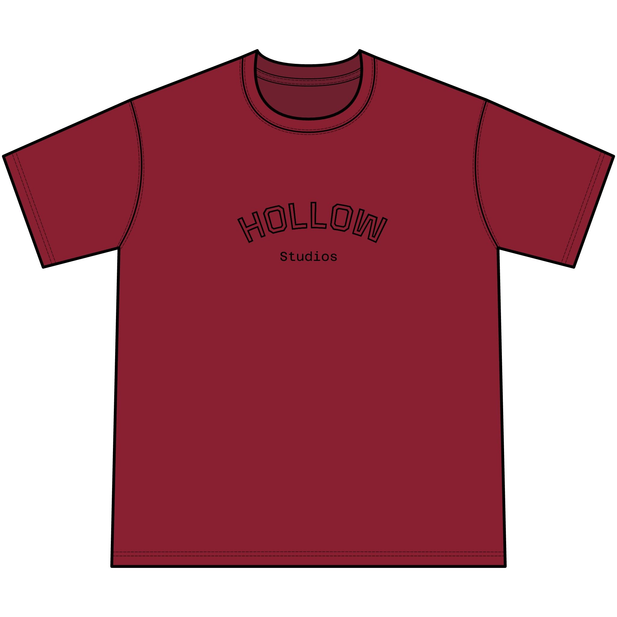 Hollow Studios Vintage Mineral-Washed Graphic Tee