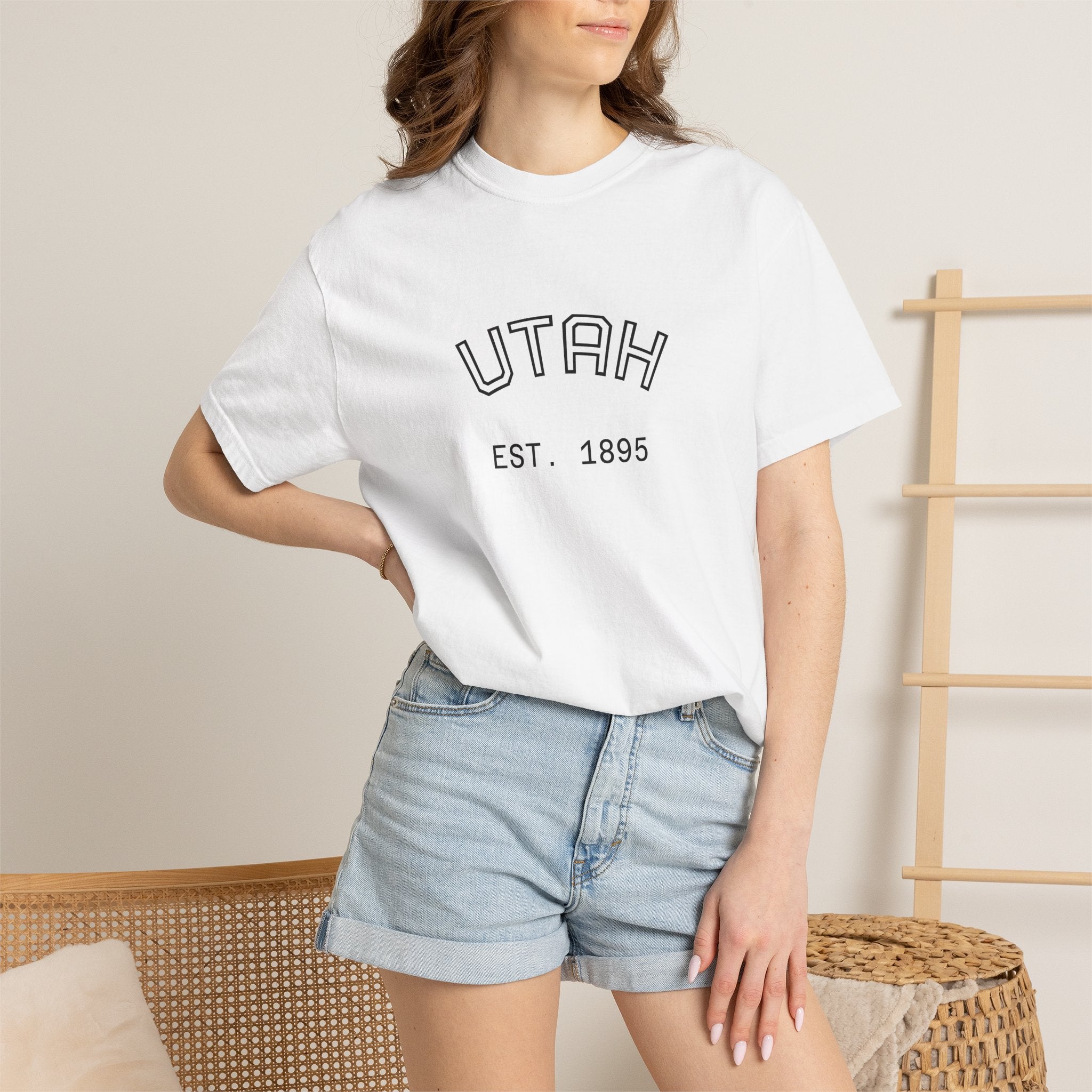 UTAH beehive state oversized tee