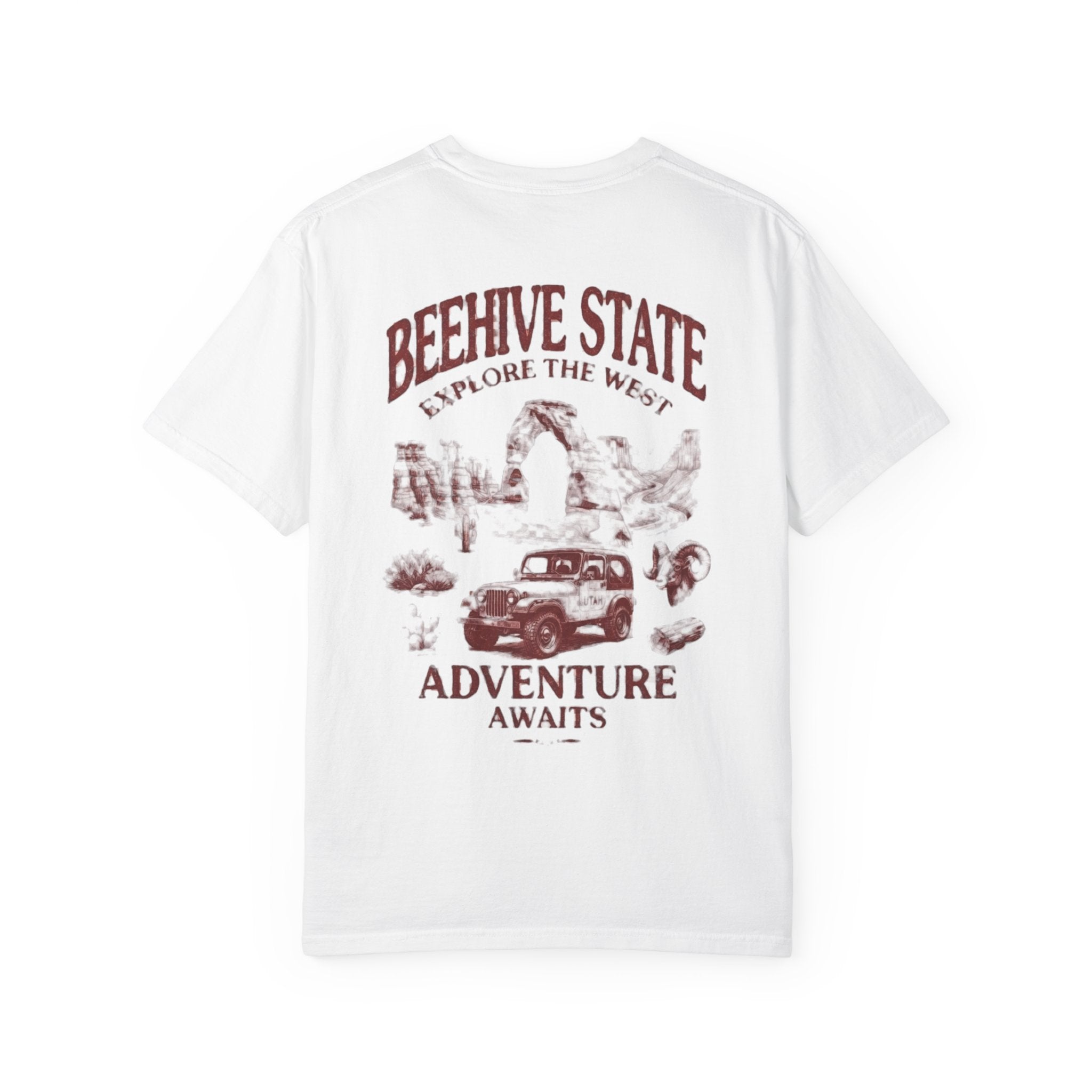 UTAH beehive state oversized tee