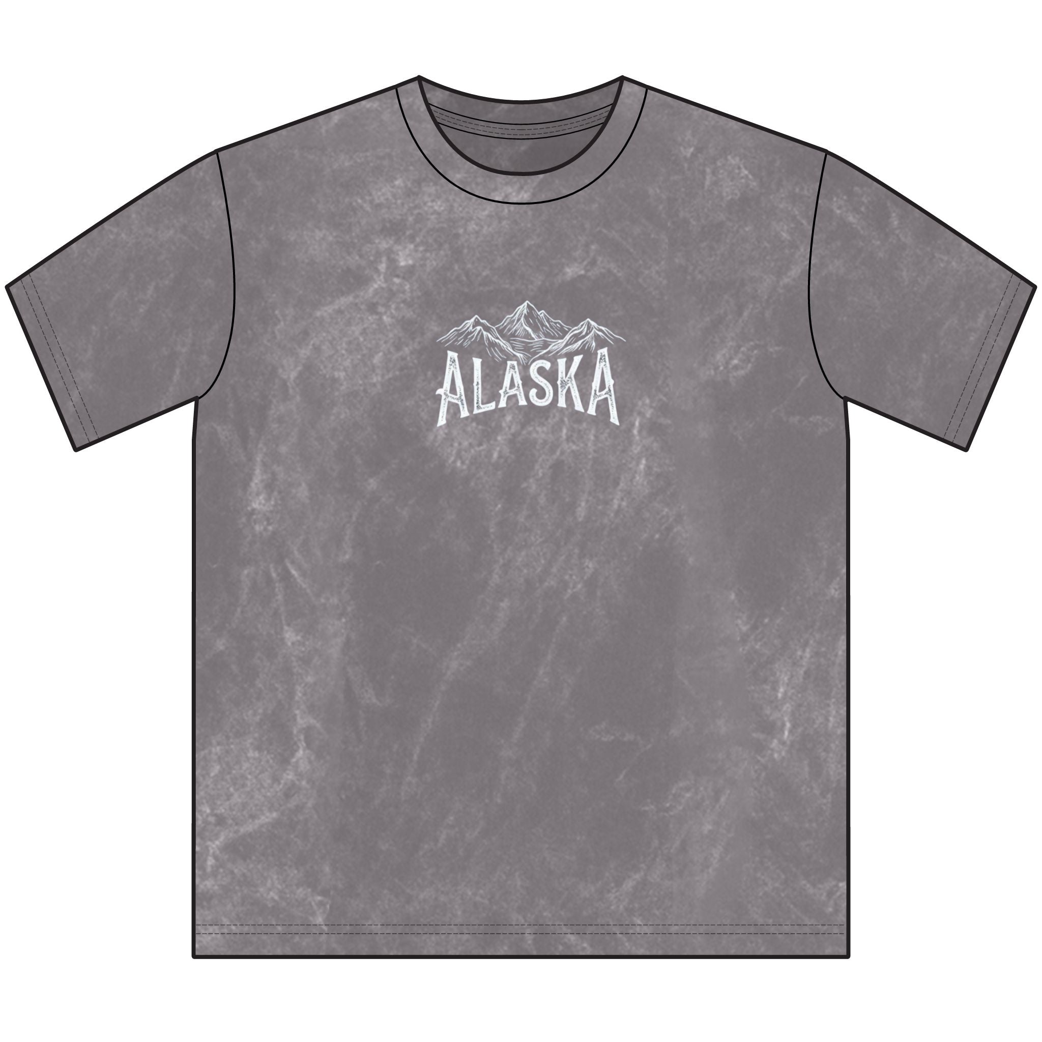 Alaska with back print oversized tee