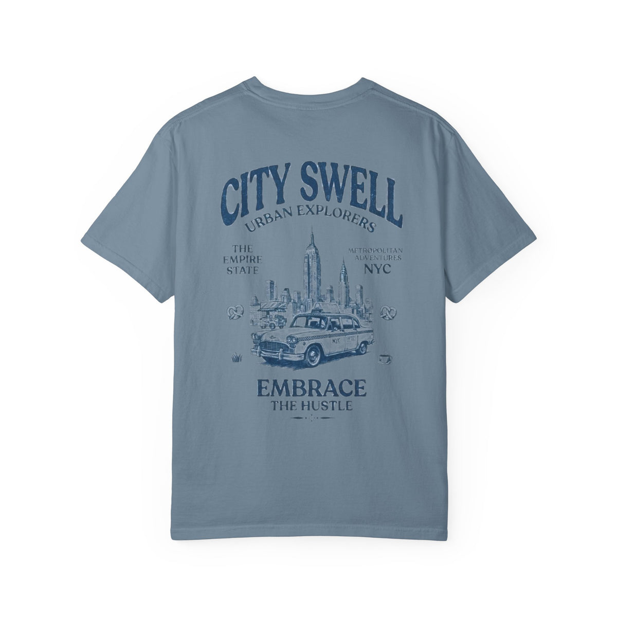 New York City Skyline Oversized Graphic Tee