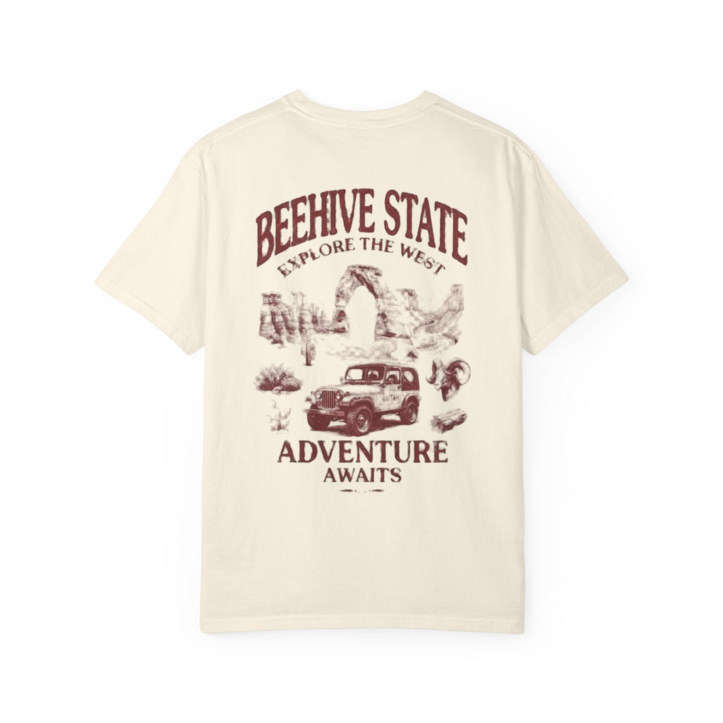 UTAH beehive state oversized tee