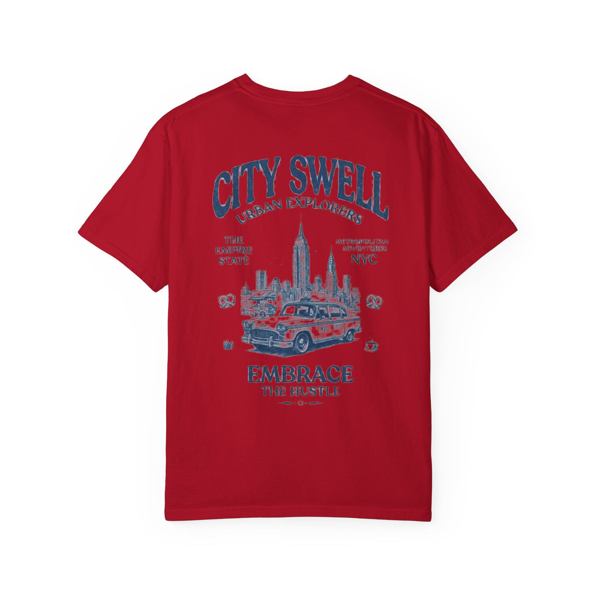 New York City Skyline Oversized Graphic Tee