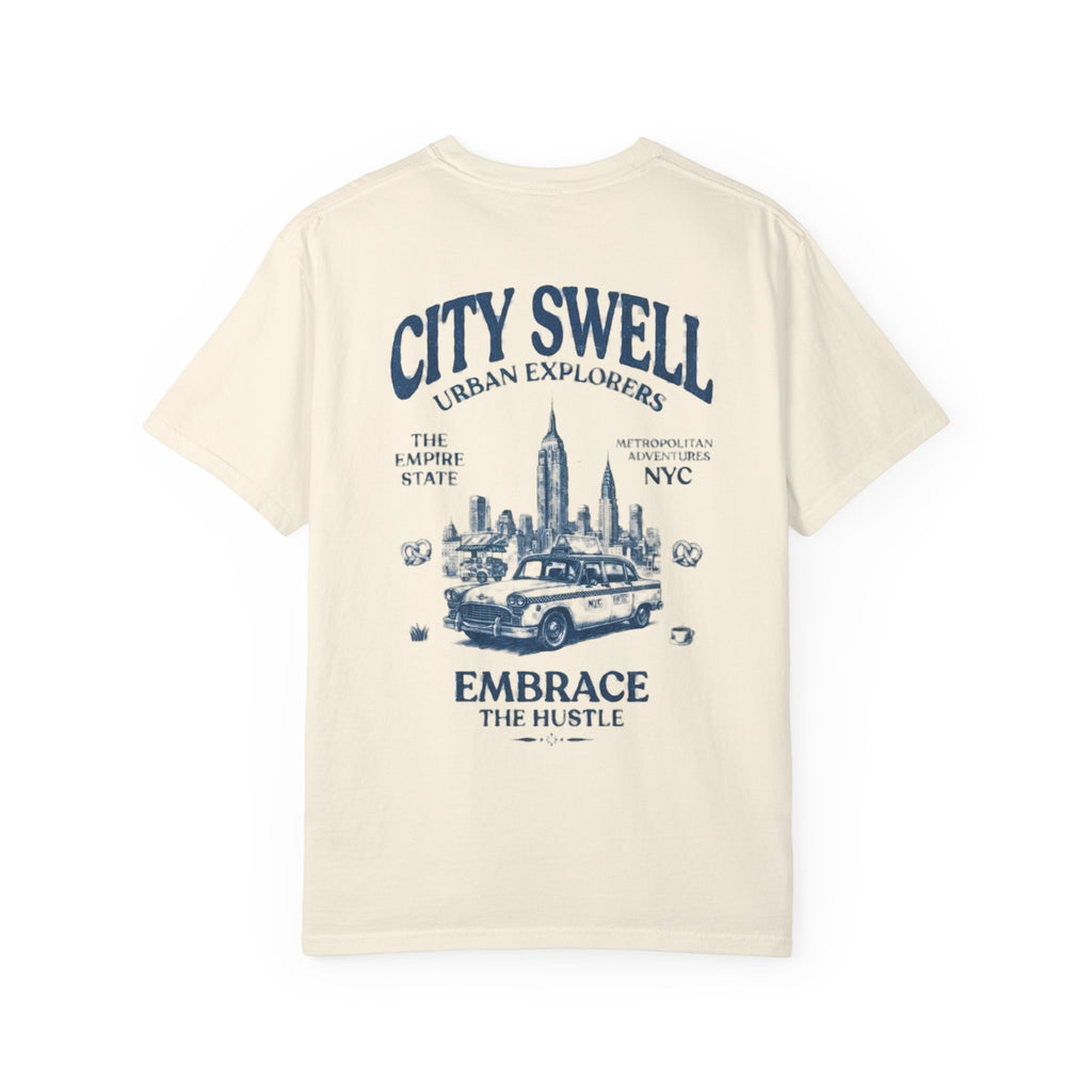 New York City Skyline Oversized Graphic Tee