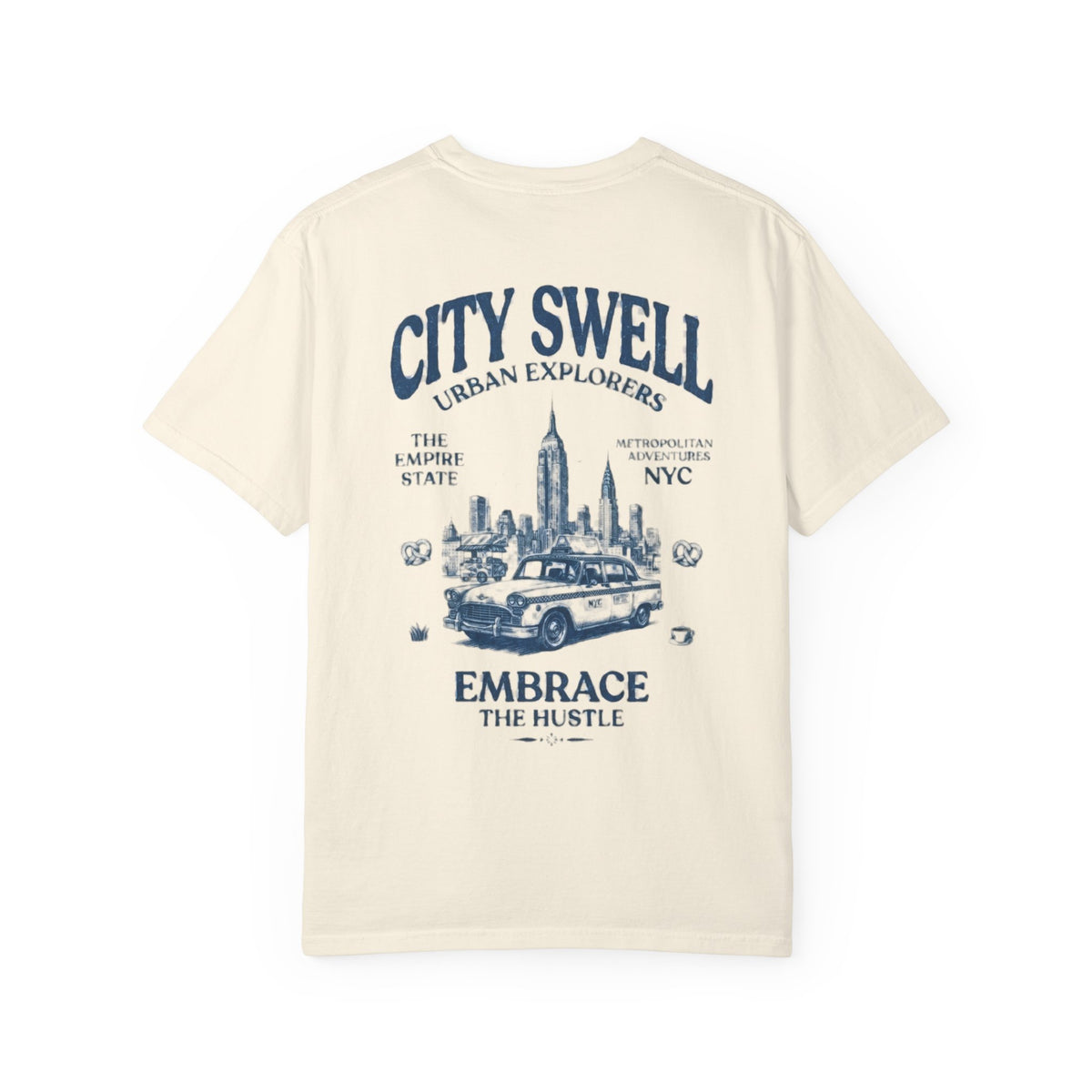 New York City Skyline Oversized Graphic Tee