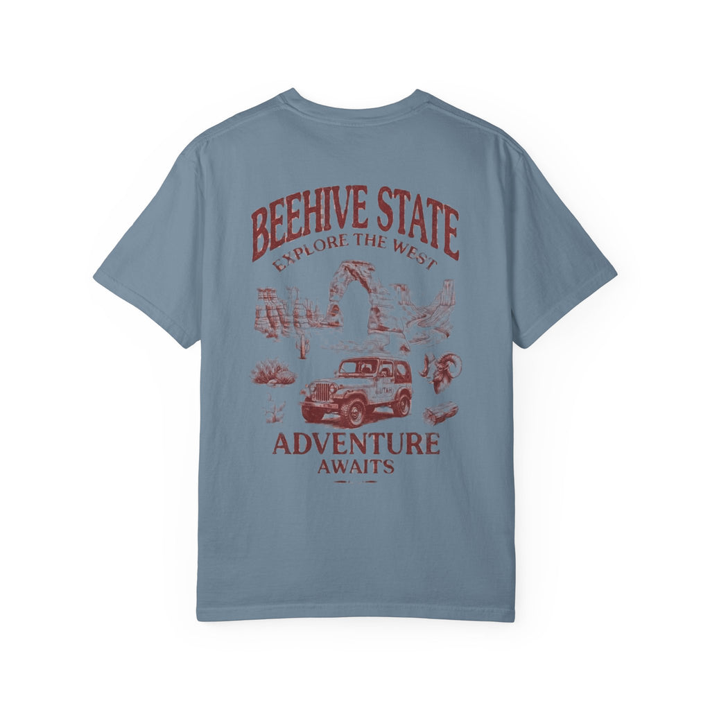UTAH beehive state oversized tee