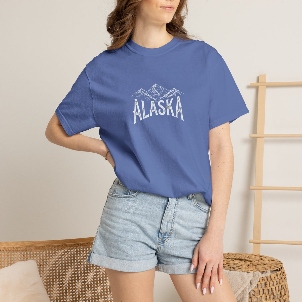 Alaska with back print oversized tee