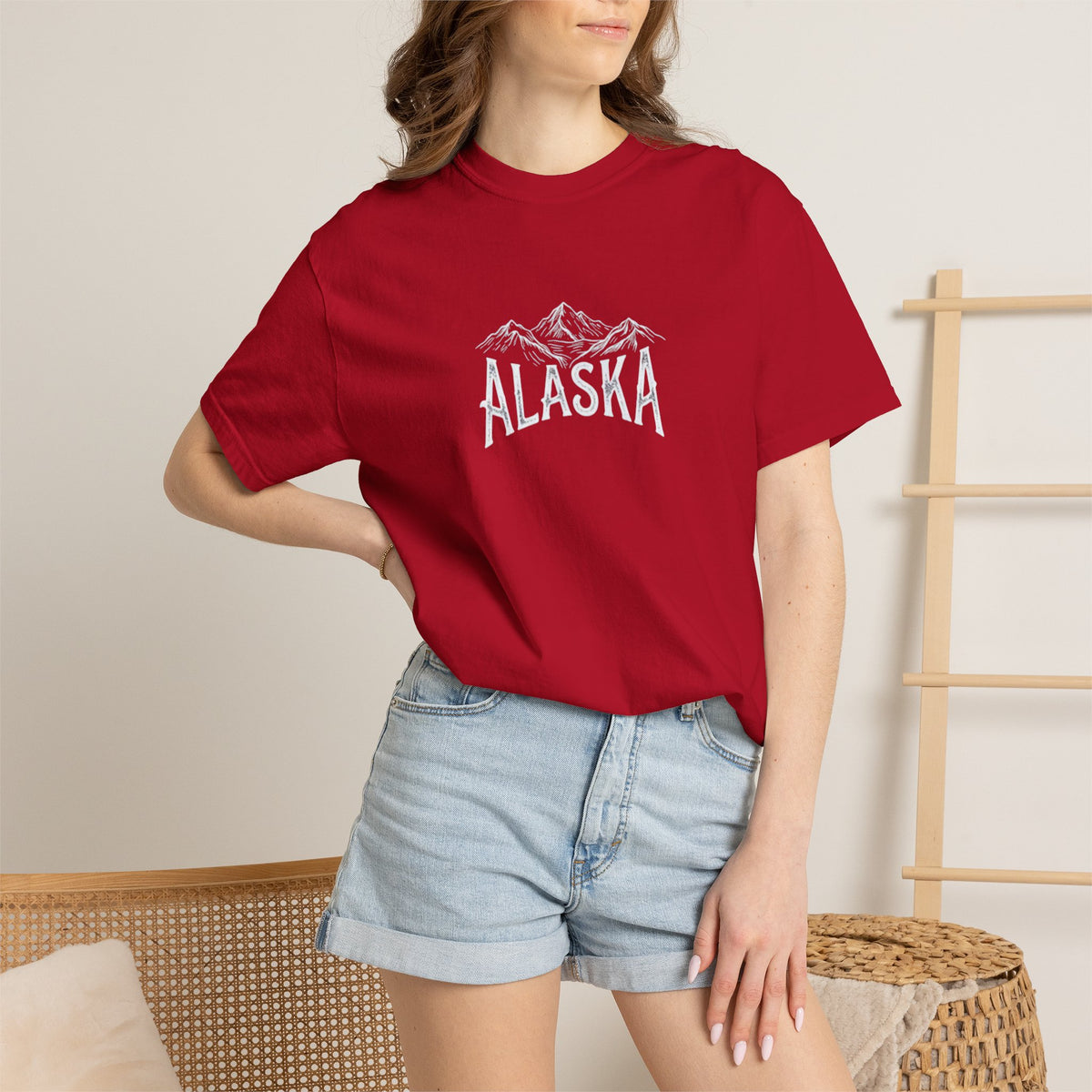 Alaska with back print oversized tee